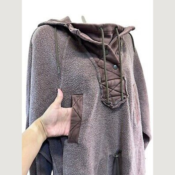 We the free Sadie Surplus jacket, sweatshirt-dress, tunic in brown, size medium - Picture 15 of 16